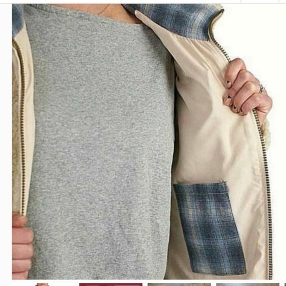 Pendleton Fuzzy Full Zip Coat Jacket Size Small Jj - image 2